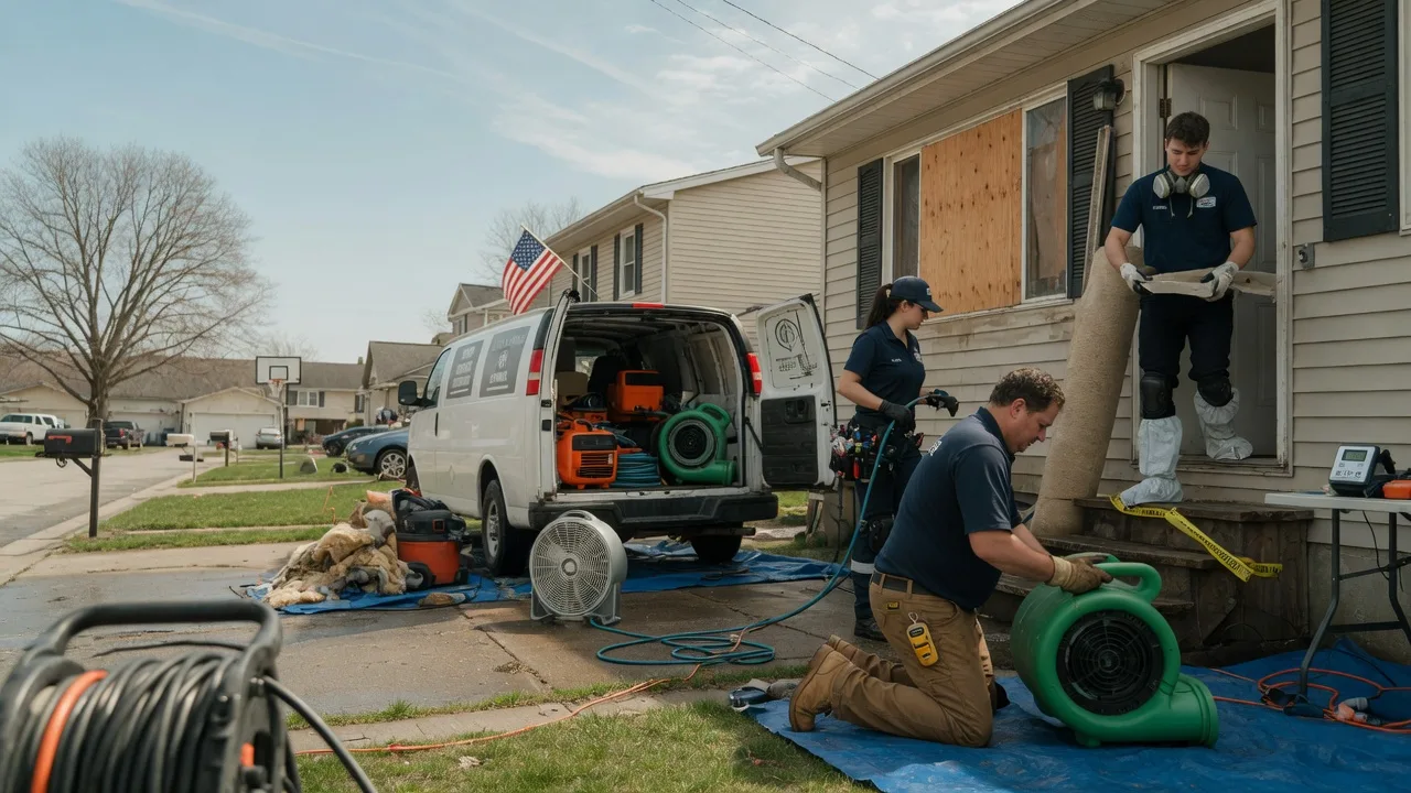 Water Damage Restoration in Carrier Mills, IL near me